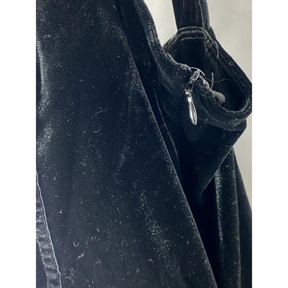 EXTRO & VERT Women's Black-White Velvet Corset Contrast Pleated Mini Dress SZ 8 - Picture 5 of 12